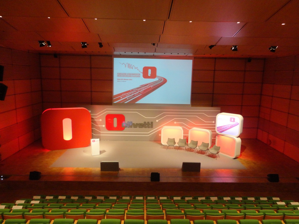 Olivetti Kick Off (con Jumbo Grandi Eventi), sede Il Sole 24 Ore – gennaio&nbsp;2013