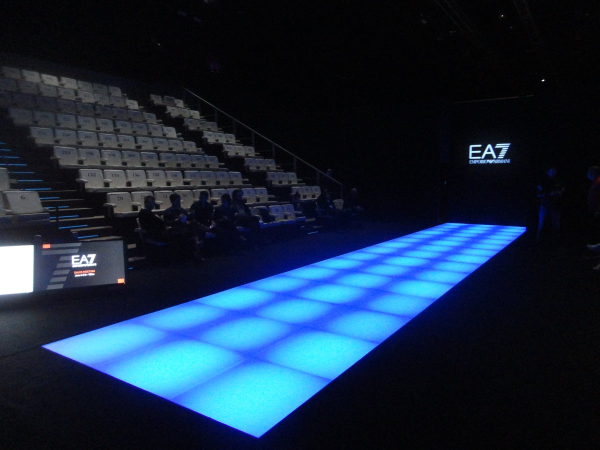 EA7 Sales meeting (con Fastenseatbelt), Teatro Armani – giugno&nbsp;2014