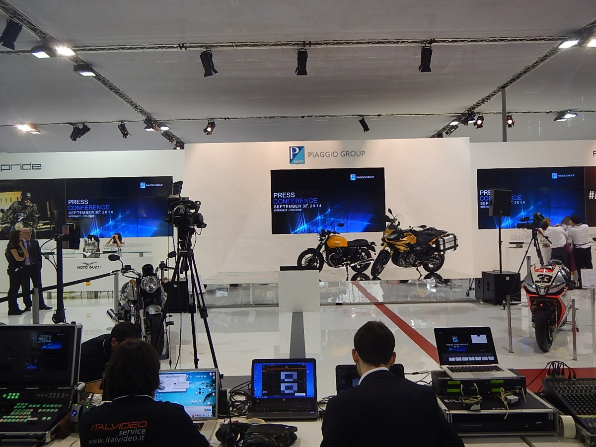 Conferenza stampa Piaggio (con Big Ideas), Intermot Colonia (D) – ottobre&nbsp;2014
