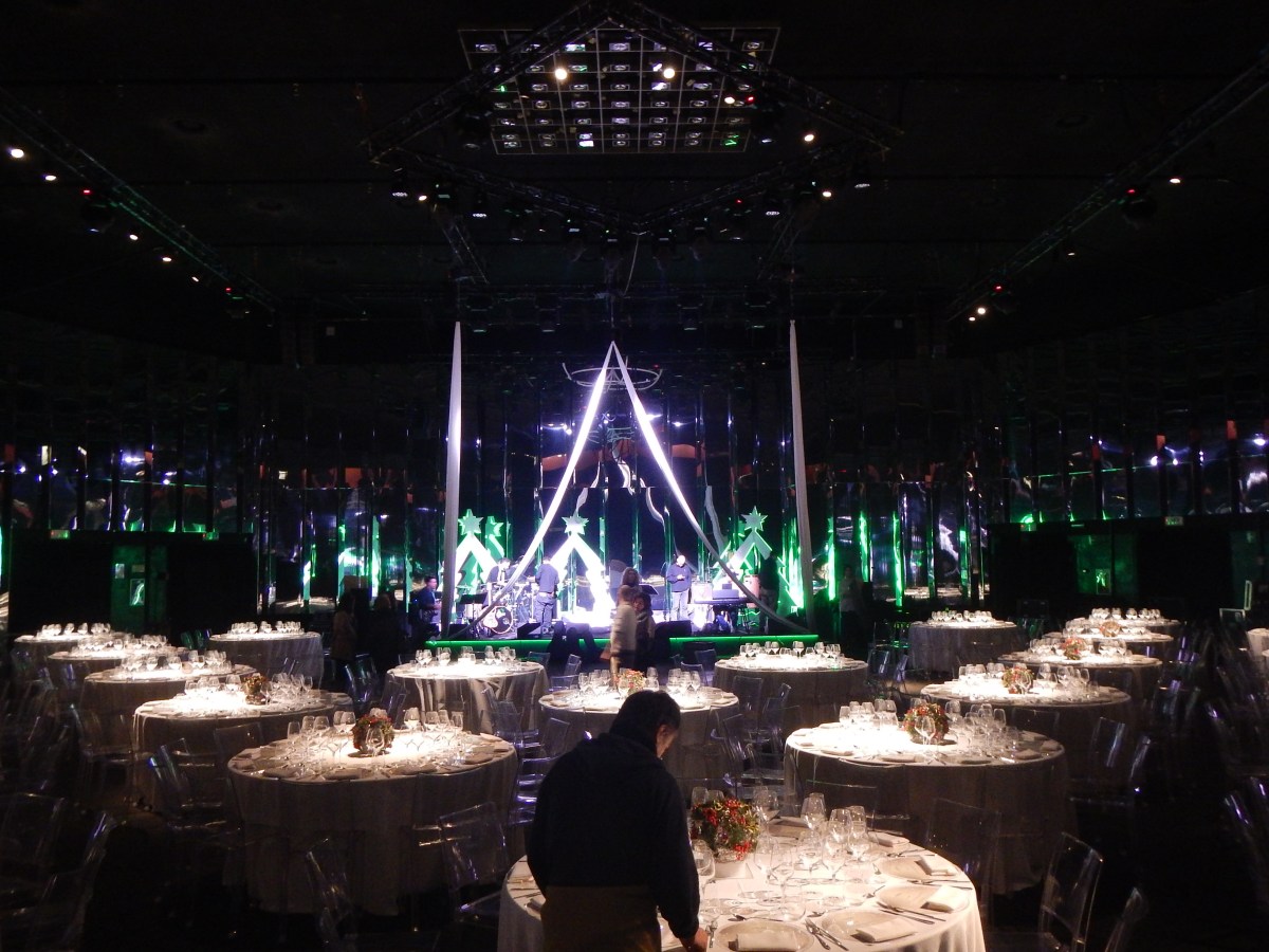 Cena di Natale Intesa Private Banking (con Creo), Teatro Piazza Vetra, Milano – dicembre&nbsp;2014